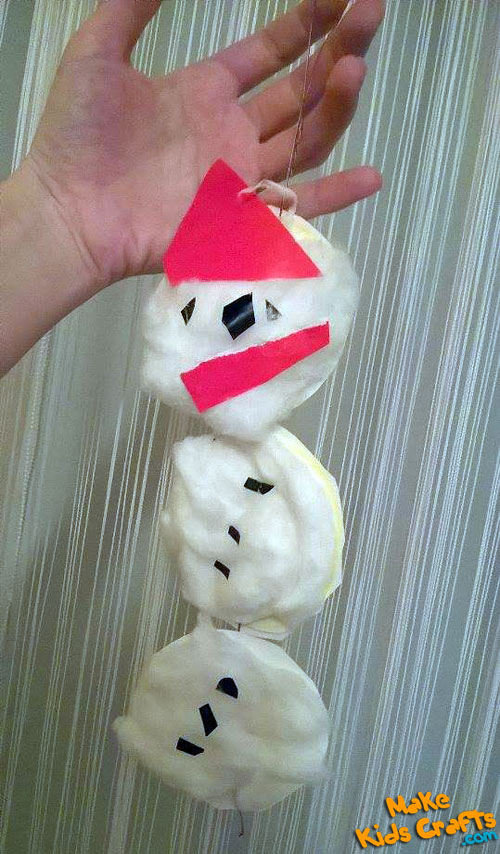 Snowman - hanging decoration